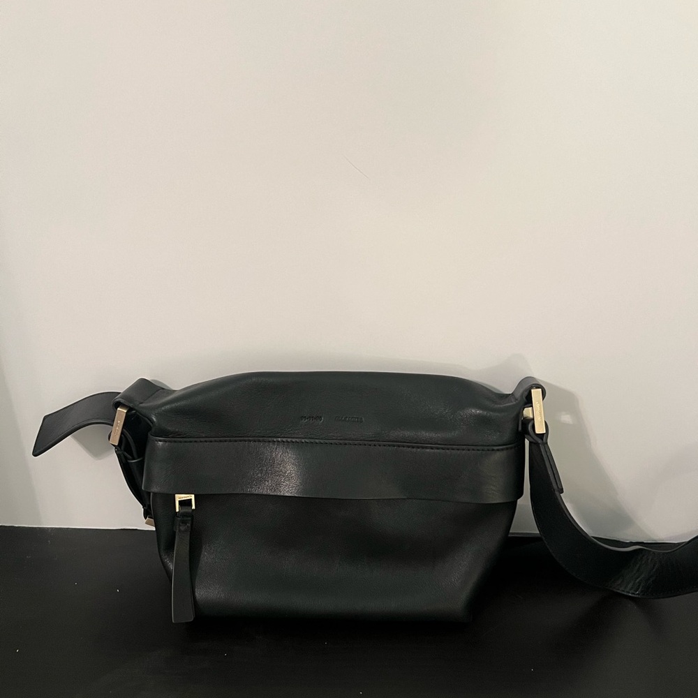 AllSaints Women’s Colette Leather Crossbody bag - black